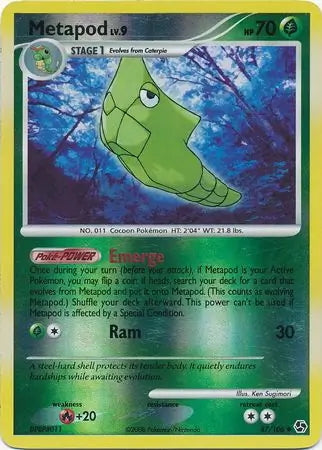 Great Encounters Metapod #47/106 reverse holo